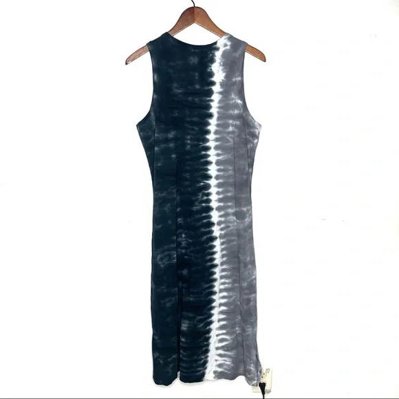 Rails Tip Dye Midi Tank Dress In Black Navy Dip Dye Size Large - Picture 6 of 14